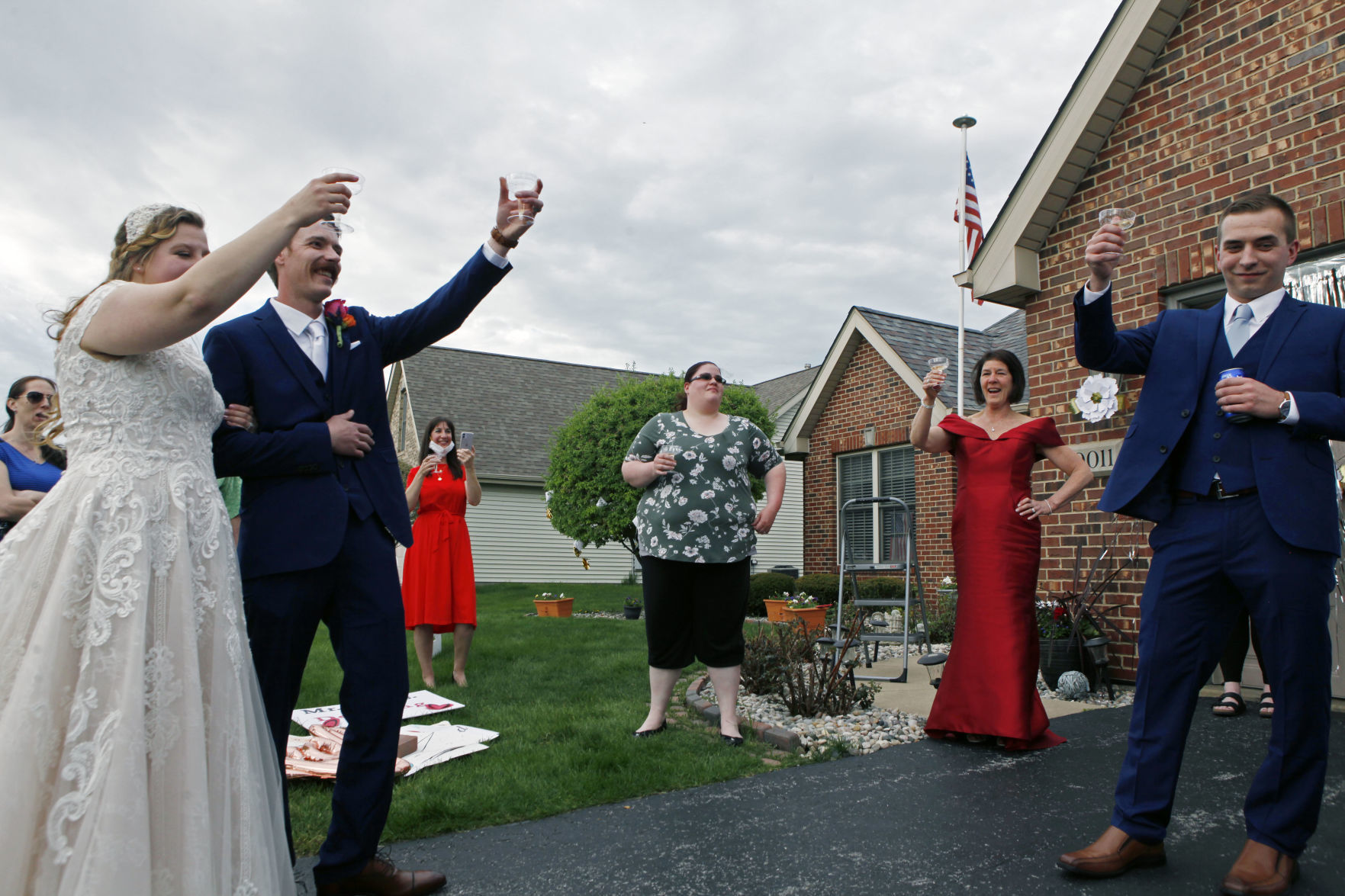 Mike De Young and Katie Dobis tie the knot